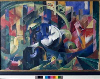 Festés ökrökkel alkotó: Franz Marc