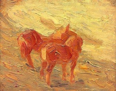 Lovak a tenger mellett alkotó: Franz Marc