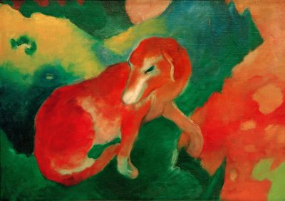 Vörös kutya alkotó: Franz Marc