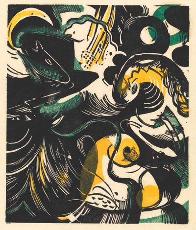 Teremtéstörténet II alkotó: Franz Marc