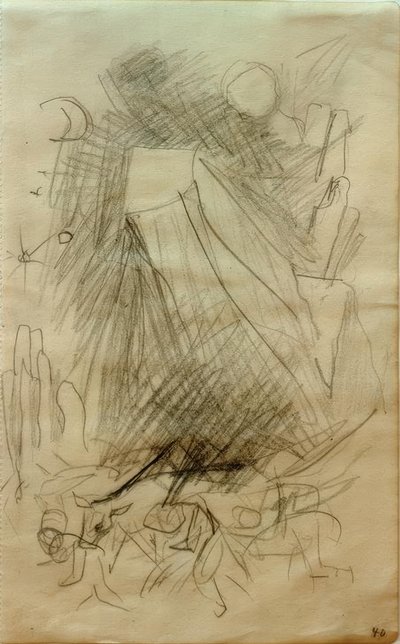 Zuhanó hegy alkotó: Franz Marc