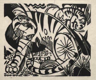 Tigris alkotó: Franz Marc