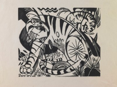 Tigris alkotó: Franz Marc