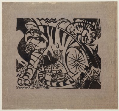 Tigris alkotó: Franz Marc