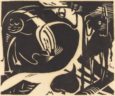Két mitikus állat alkotó: Franz Marc