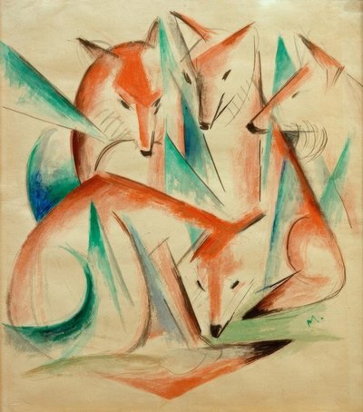 Négy róka alkotó: Franz Marc
