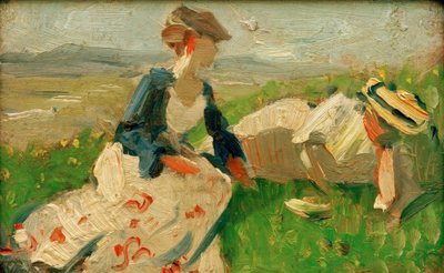 Két nő a hegyen alkotó: Franz Marc