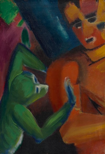 majom és ember alkotó: Franz Marc