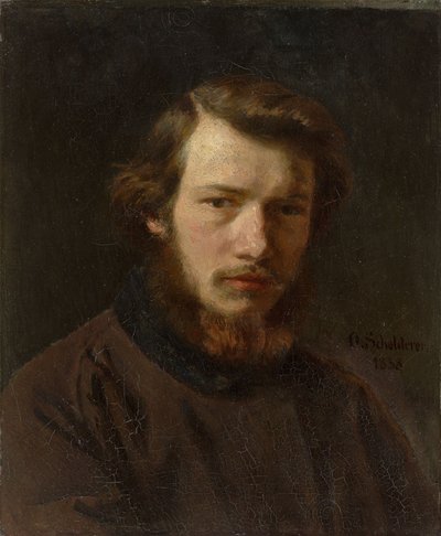 Önarckép 24 évesen, 1858. alkotó: Franz Otto Scholderer