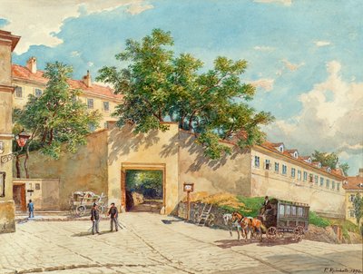 A bécsi Theobaldgasse rendőrbörtön alkotó: Franz Reinhold