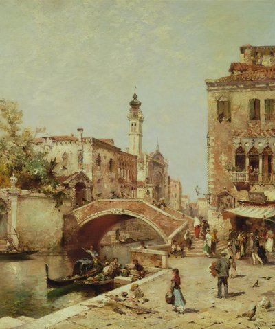 Santa Catarina csatorna, Velence alkotó: Franz Richard Unterberger