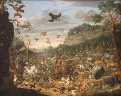 A Föld az ember bukása után alkotó: Franz Rösel von Rosenhof