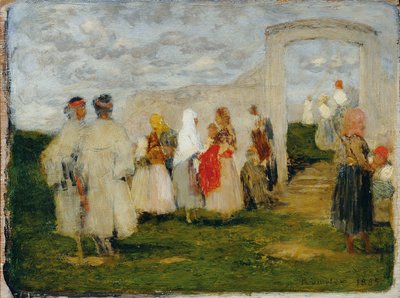 templomba menni Lundenburgban alkotó: Franz Rumpler