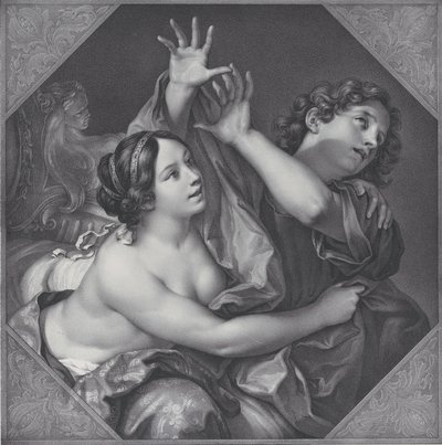 József és Potifár felesége, 1837. alkotó: Franz Seraph Hanfstaengl