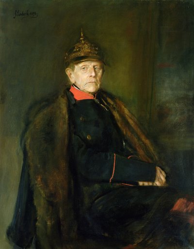 Helmuth Graf von Moltke tábornok (1800-91), 1890 alkotó: Franz Seraph von Lenbach