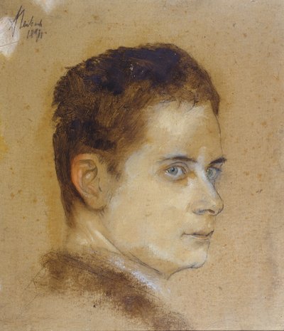 Maximilian Harden (1861-1927) (guache és kréta papíron) alkotó: Franz Seraph von Lenbach