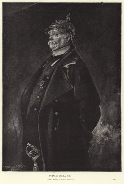 Otto von BIsmarck alkotó: Franz Seraph von Lenbach