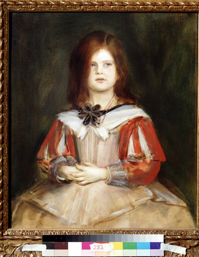 Lenbach Gabriella (a festő lánya) portréja. Franz von Lenbach festménye (1836-1904) alkotó: Franz Seraph von Lenbach
