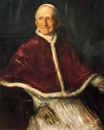 Portré Leó pápa XIII (Carpineto Romano alkotó: Franz Seraph von Lenbach