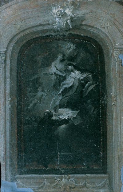 Terézia-oltár tervezése alkotó: Franz Sigrist d. Ä.