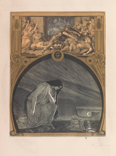 A Nibelung gyűrűje, 1914. alkotó: Franz Stassen