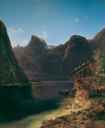 Hallstatti tó alkotó: Franz Steinfeld