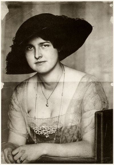Mária sötét kalapban, 1915. alkotó: Franz Stuck Ritter von