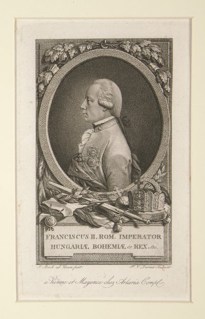 Ferenc II. Rom. Cseh császár és magyar király alkotó: Franz Valentin Durmer
