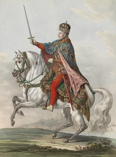 I. Ferdinánd osztrák császár magyar királyként, 1830 alkotó: Franz Wolf