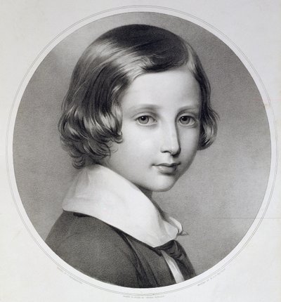 Albert, walesi herceg (1841-1910), Thomas Fairland metszete, kiadó: M. és N. Hanhart, 1852 (litográfia). alkotó: Franz Xaver Winterhalter