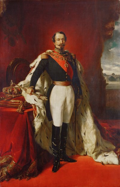 Napóleon III császár ... (festmény vászonra) alkotó: Franz Xaver Winterhalter