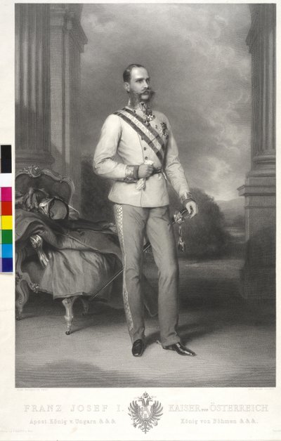I. Ferenc József osztrák császár alkotó: Franz Xaver Winterhalter