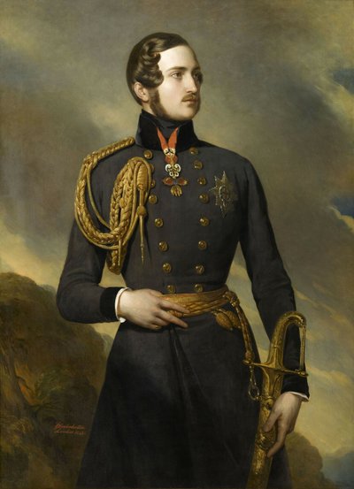 Franciául:  Albert de Saxe-Cobourg-Gotha, prince consort (1819-1861) Albert of Saxe-Coburg-Gotha, Prince Consort (1819-1861) alkotó: Franz Xaver Winterhalter