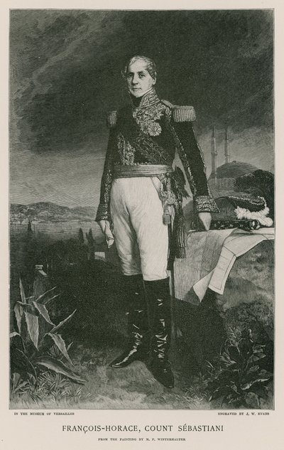 Horace Francois Bastien Sebastiani de La Porta alkotó: Franz Xaver Winterhalter