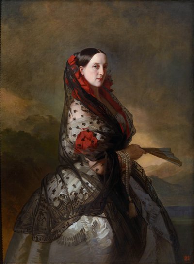 Marie Nikolaievna de Russie (1819-1876) - Maria Nikolaevna orosz nagyhercegnő (1819-1876), Leuchtenberg hercegnője Winterhalter, Franz Xavier (1805-1873). Olaj, vászon, kb 1856-1857, Állami A. Radishchev Művészeti Múzeum, Szaratov alkotó: Franz Xaver Winterhalter