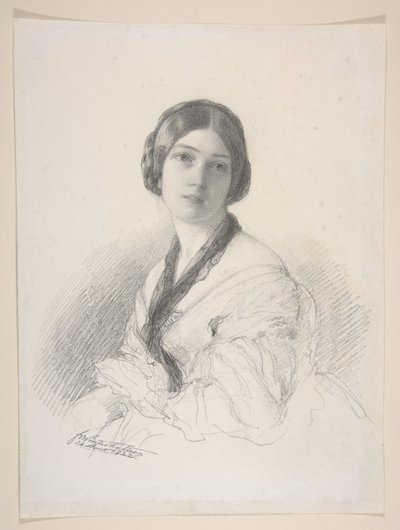 Gudin bárónő portréja, született Margareth Louis Hay alkotó: Franz Xaver Winterhalter