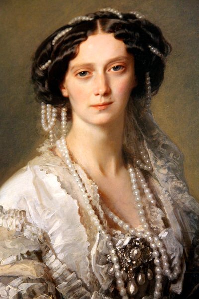 „Maria Alekszandrovna császárné portréja”, 1857 alkotó: Franz Xaver Winterhalter