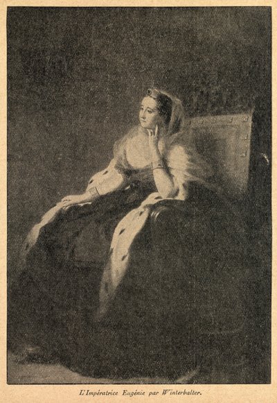 Eugenie Imperatrice portréja alkotó: Franz Xaver Winterhalter