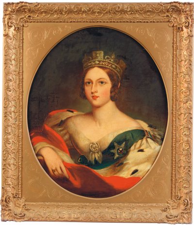 Viktória királynő portréja alkotó: Franz Xaver Winterhalter