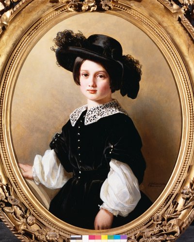 Egy fiatal lány portréja, 1850 alkotó: Franz Xaver Winterhalter