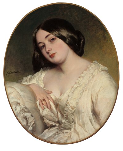 Egy hölgy portréja alkotó: Franz Xaver Winterhalter