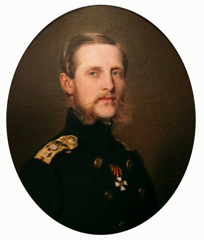 „Konsztantin Nyikolajevics nagyherceg portréja”, 1859 alkotó: Franz Xaver Winterhalter