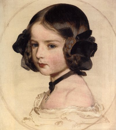 Clotilde szász-coburgi és gothai hercegnő, 1846-1927, 1855. alkotó: Franz Xaver Winterhalter
