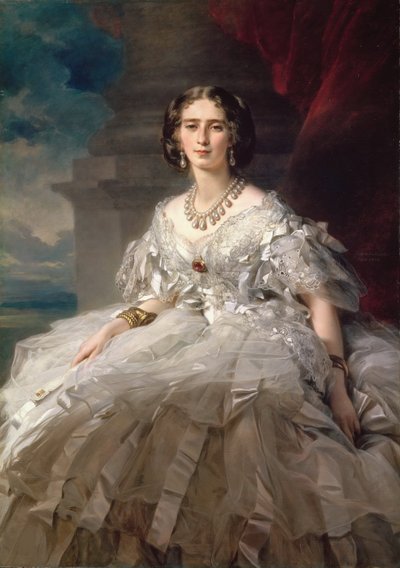Tatiana Youssoupov hercegnő (Ioussoupov, Youssoupoff) – Tatiana Juszupova hercegnő (1828-1879) portréja, Winterhalter, Franz Xavier (1805-1873). Olaj, vászon, c. 1858. Mérete : 148x104 cm. Állami Ermitázs, Szentpétervár alkotó: Franz Xaver Winterhalter