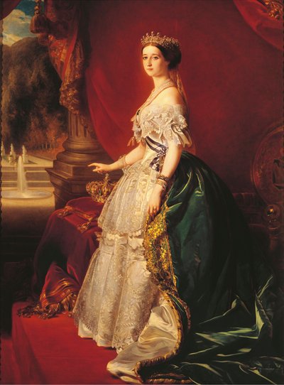 Eugenie császárné, 1852 körül (olaj, vászon) alkotó: Franz Xaver Winterhalter