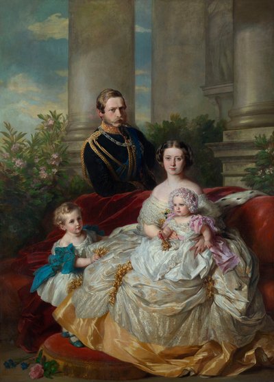 Frigyes Vilmos porosz trónörökös és koronahercegnő családja alkotó: Franz Xaver Winterhalter