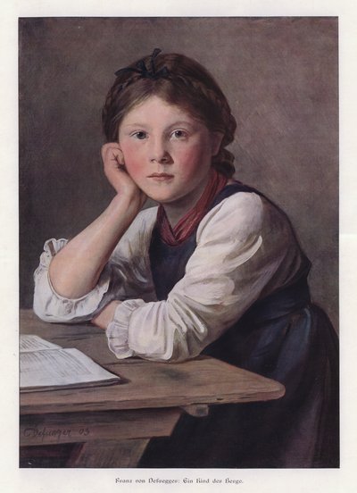 A hegyek gyermeke alkotó: Franz von Defregger