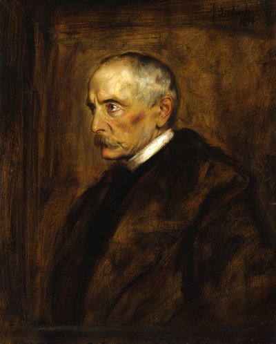 A Hohenlohe-Schillingsfürst herceg, birodalmi kancellár portréja alkotó: Franz von Lenbach