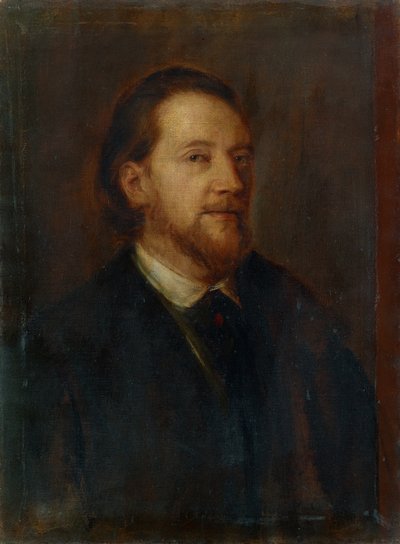 Rudolph Genée író portréja alkotó: Franz von Lenbach