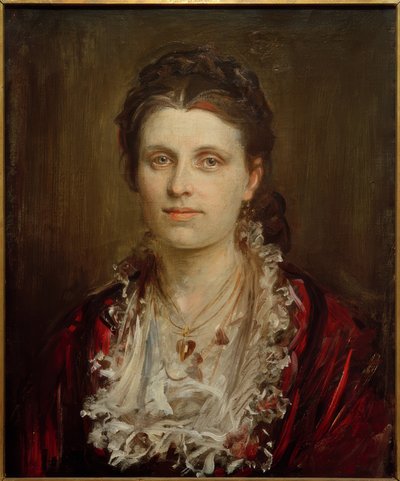 Egy hölgy portréja alkotó: Franz von Lenbach